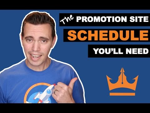 Scheduling Book Promotion Sites To Increase Sales